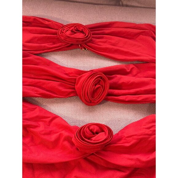 La Reveche Vesna One Piece in Red Large New Womens Cut out Swimsuit - Picture 5 of 12